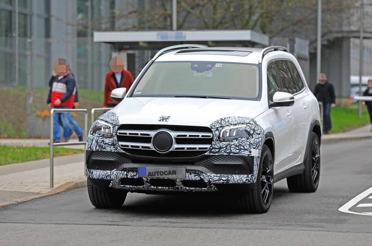 Mercedes-Maybach GLS spy shots