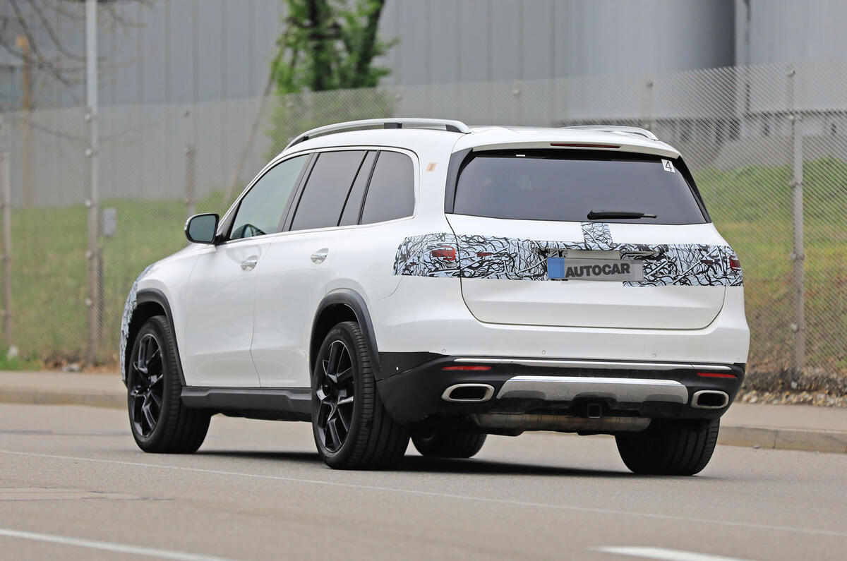 Mercedes-Maybach GLS spy shots