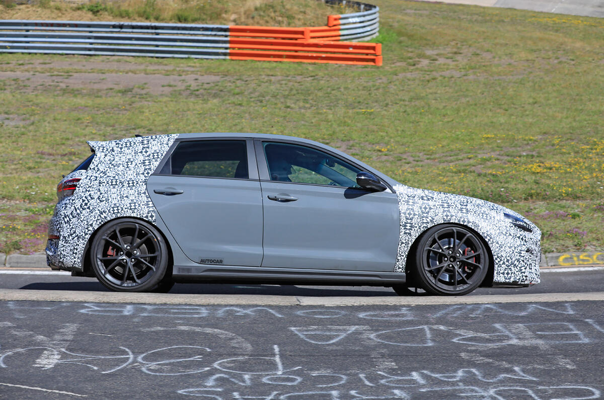 2021 Hyundai I30 N And Fastback N Seen Lapping The Nurburgring