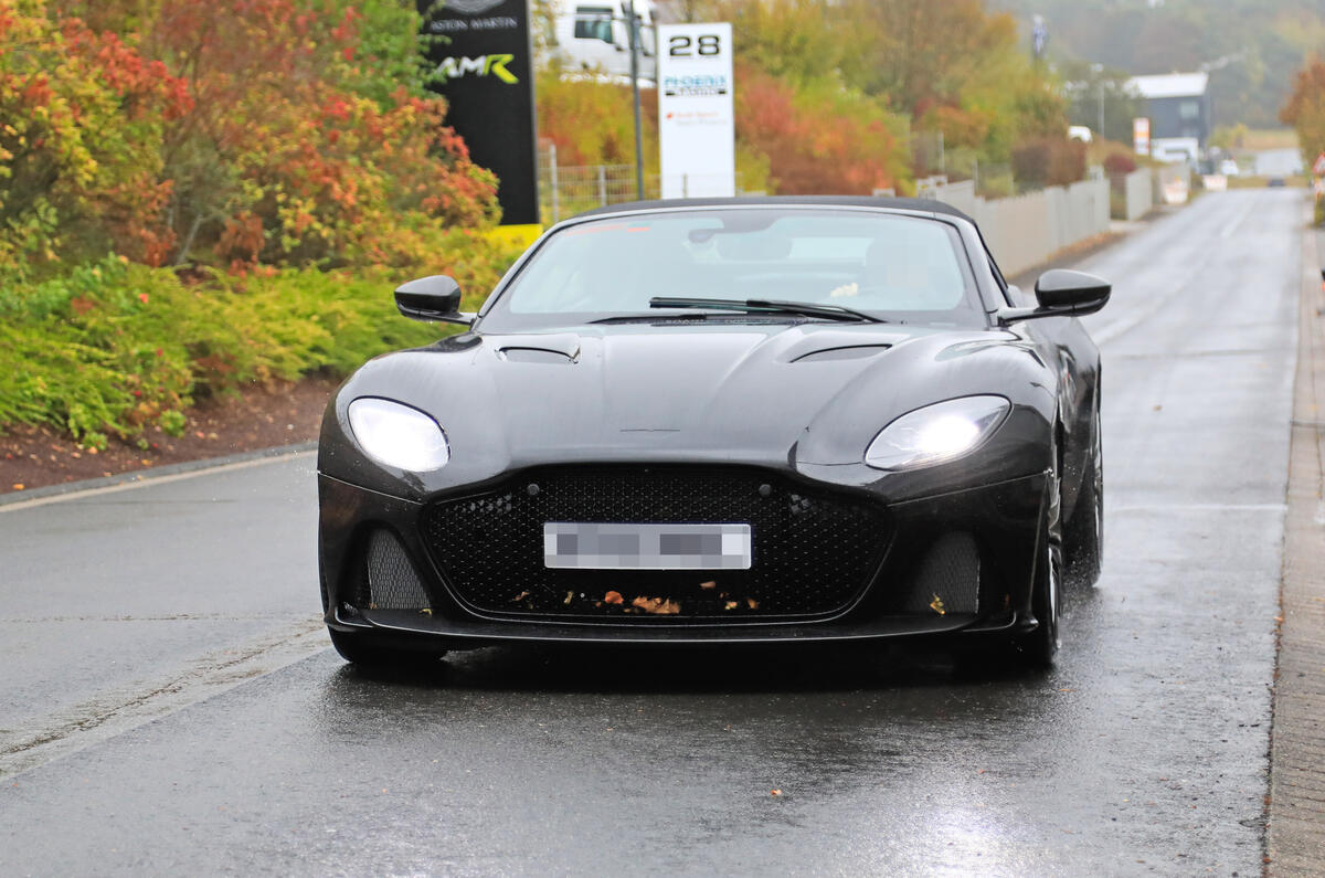 New Aston Martin Dbs Superleggera Volante Seen In