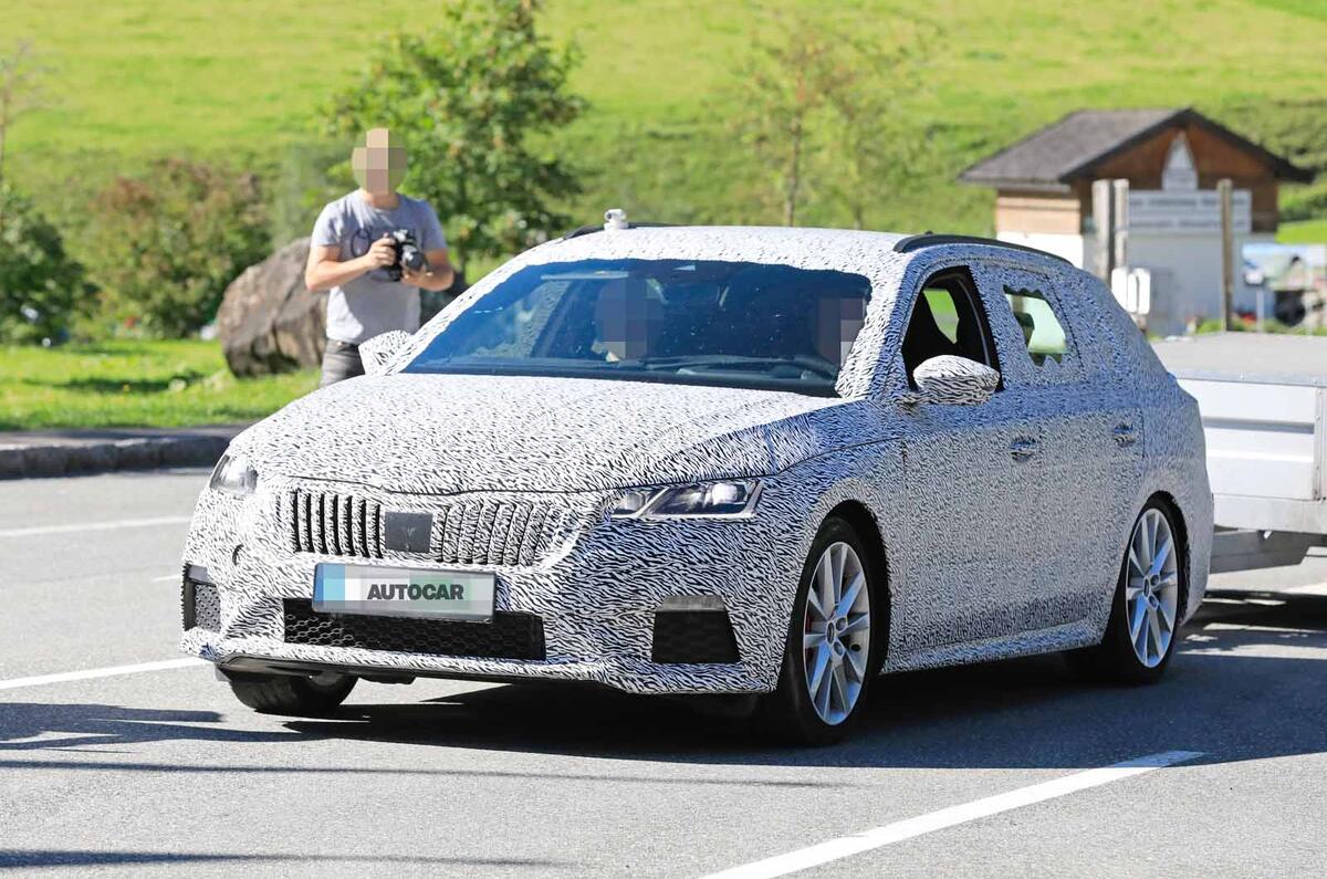 Skoda Octavia vRS testing