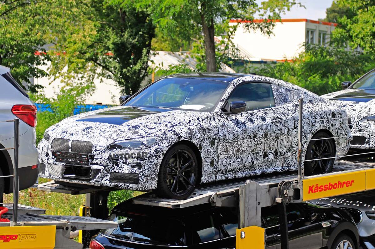 New Bmw 4 Series Coupe Spotted With Minimal Camouflage