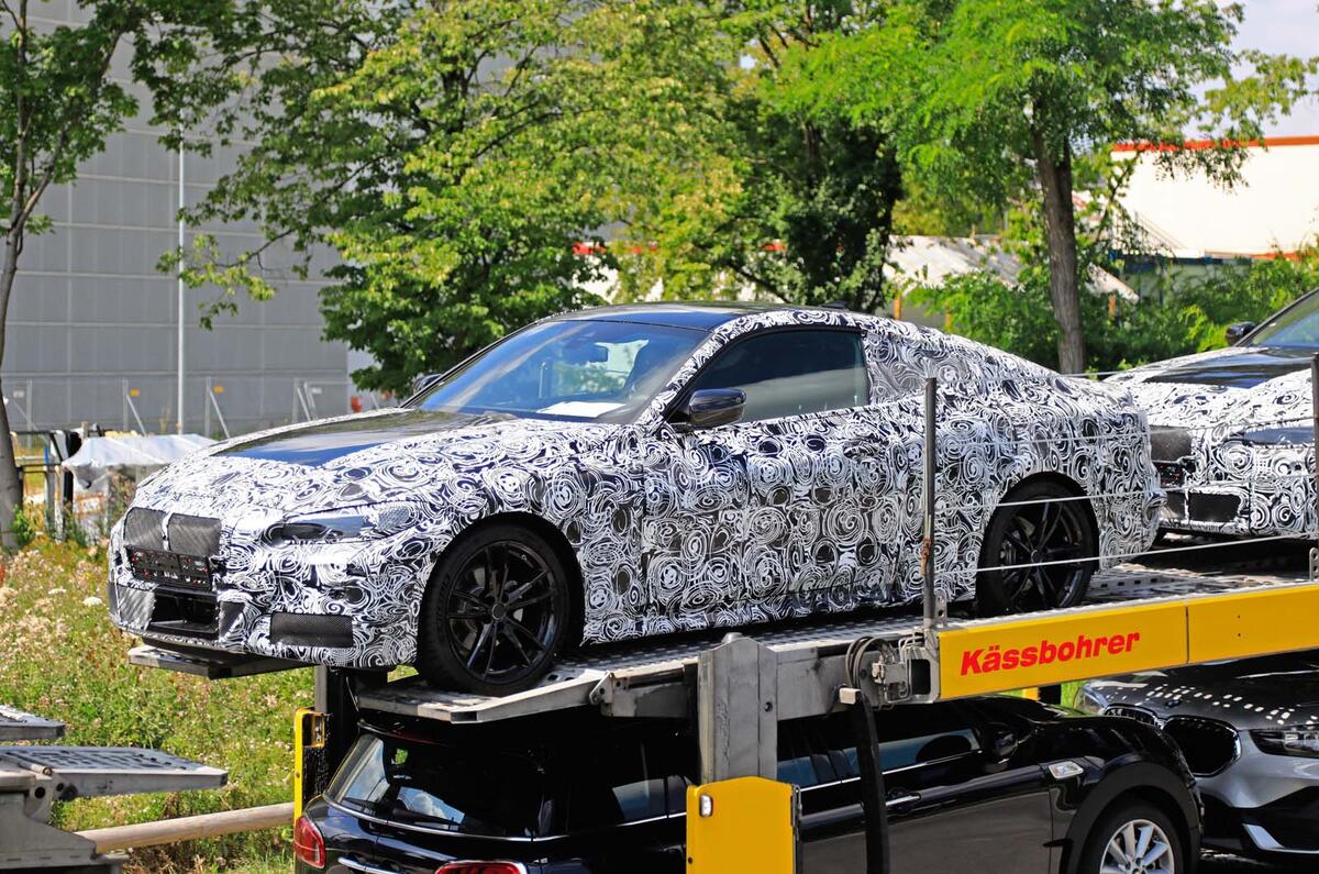 New Bmw 4 Series Coupe Spotted With Minimal Camouflage