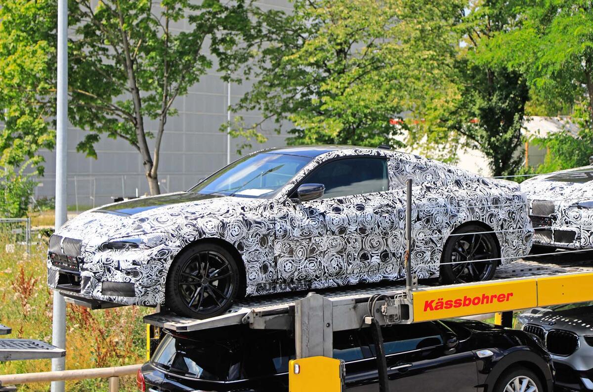 New Bmw 4 Series Coupe Spotted With Minimal Camouflage