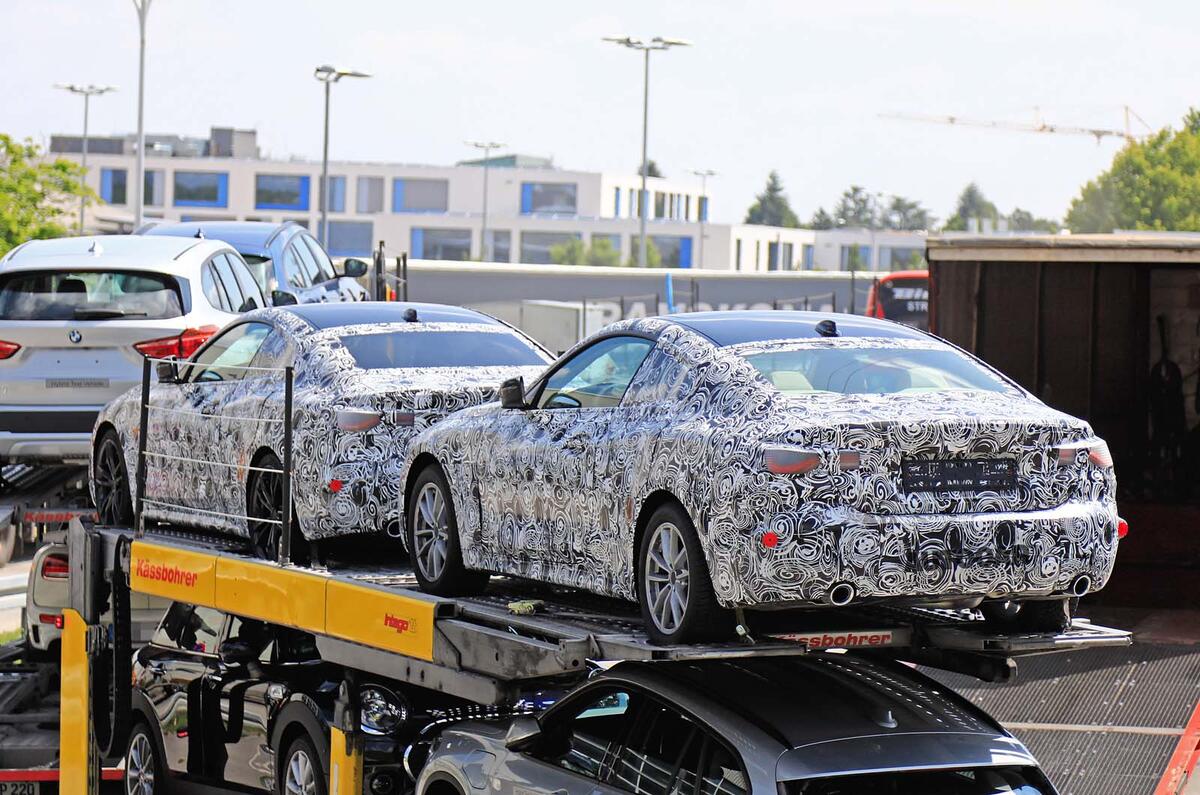 New Bmw 4 Series Coupe Spotted With Minimal Camouflage