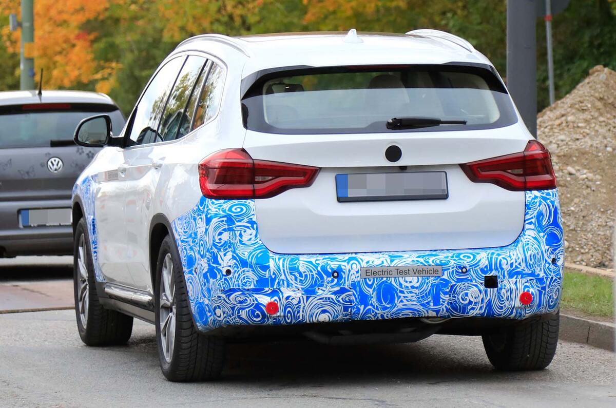 BMW iX3 electric SUV spotted in near-production guise ...