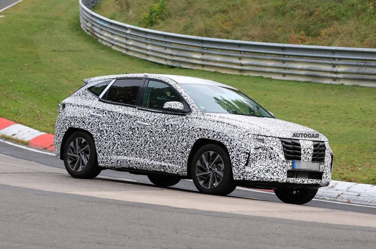 New 2021 Hyundai Tucson seen with exterior overhaul | Autocar