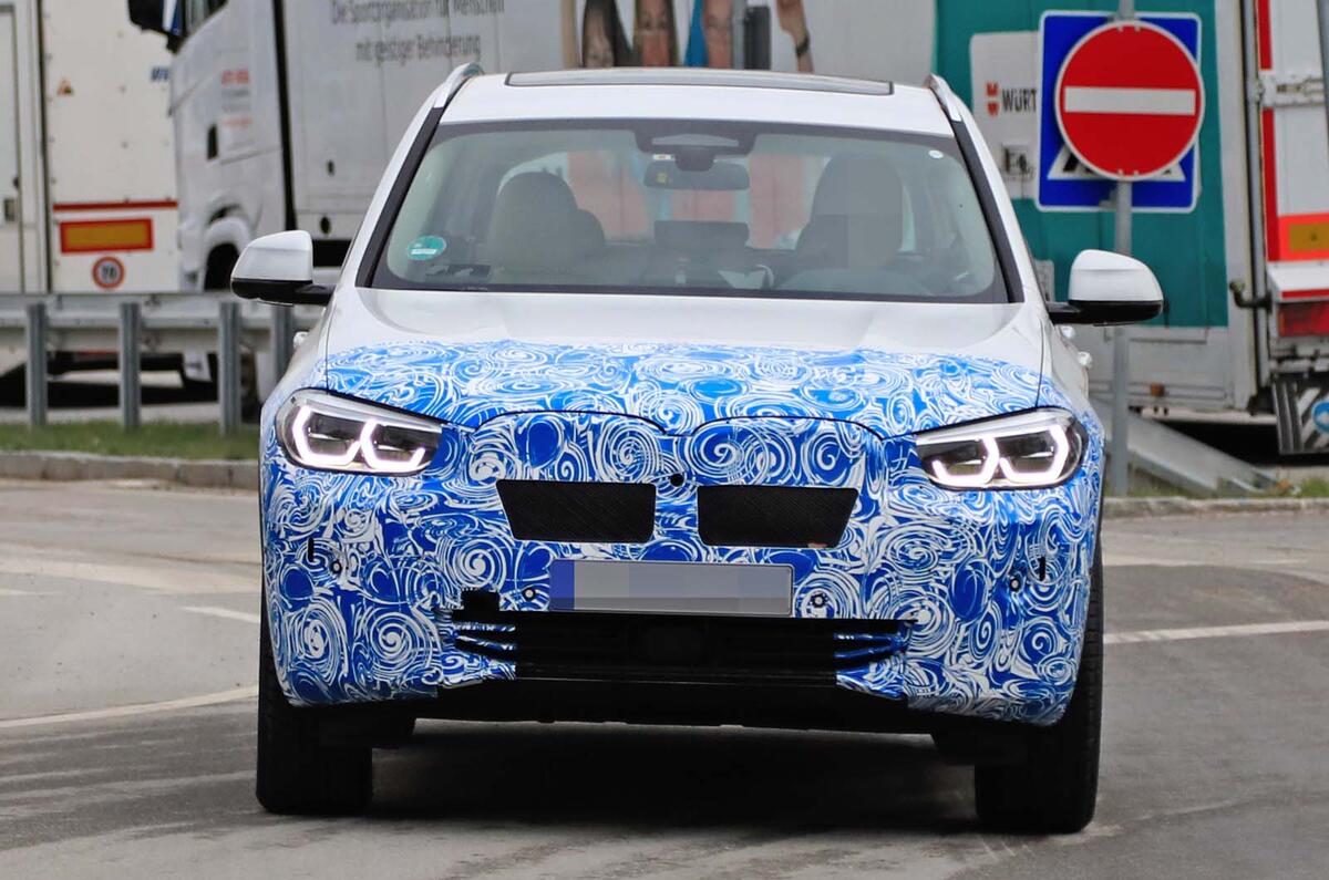 BMW iX3 electric SUV spotted in near-production guise ...