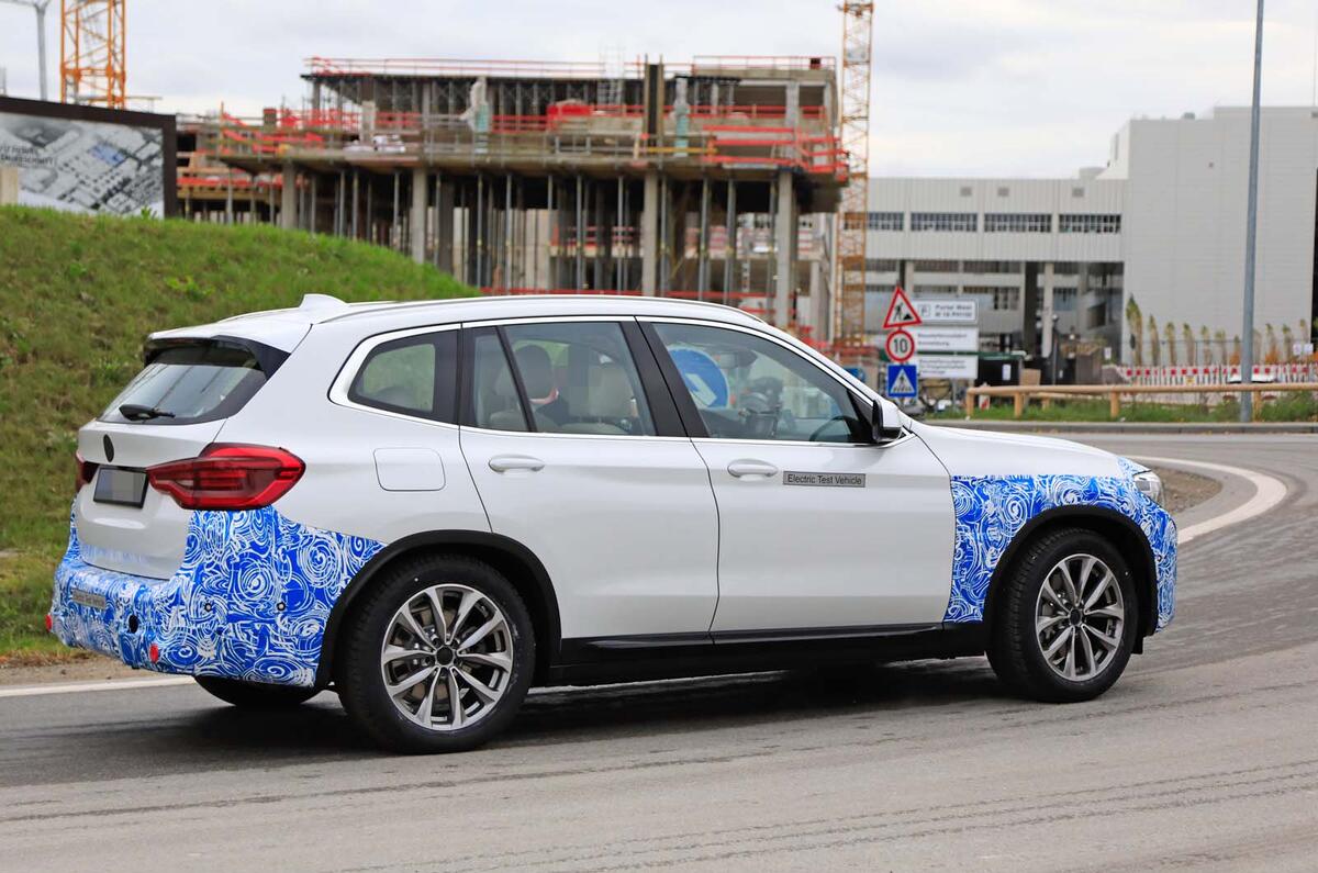 BMW iX3 electric SUV spotted in near-production guise ...