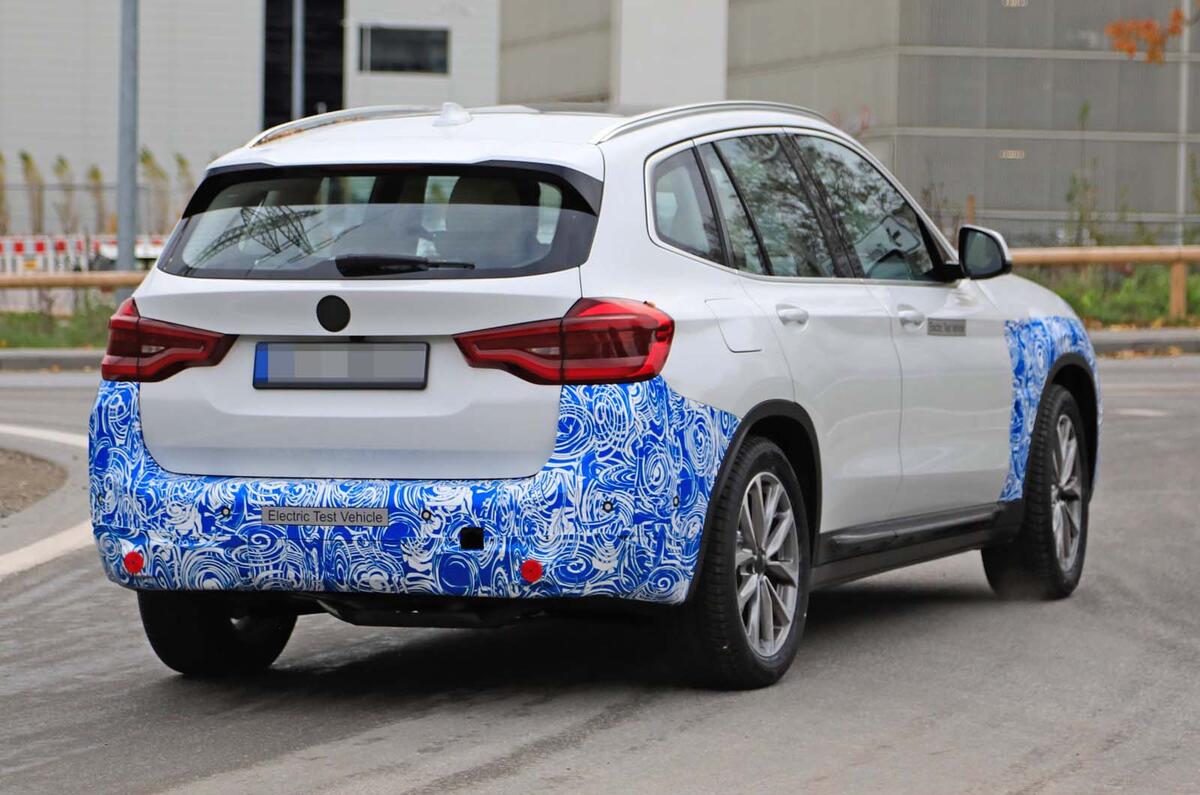 BMW iX3 electric SUV spotted in near-production guise ...