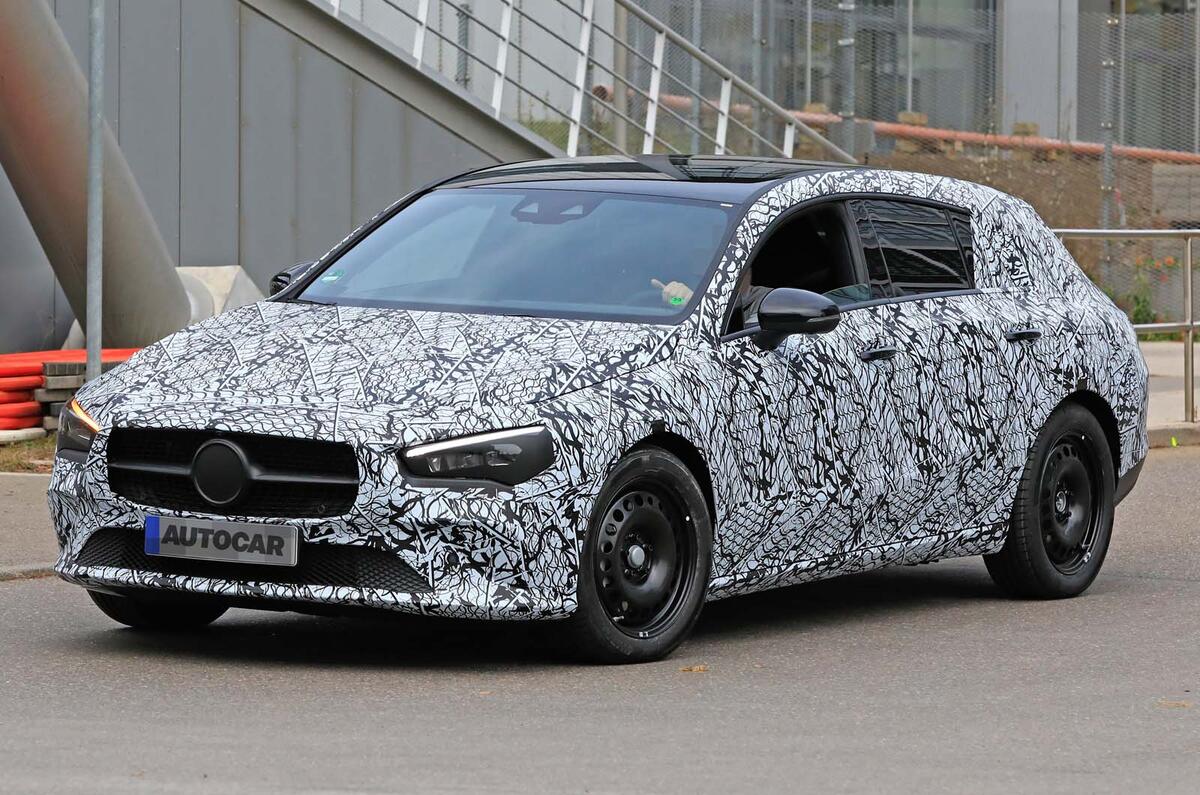 Mercedes CLA spy shot