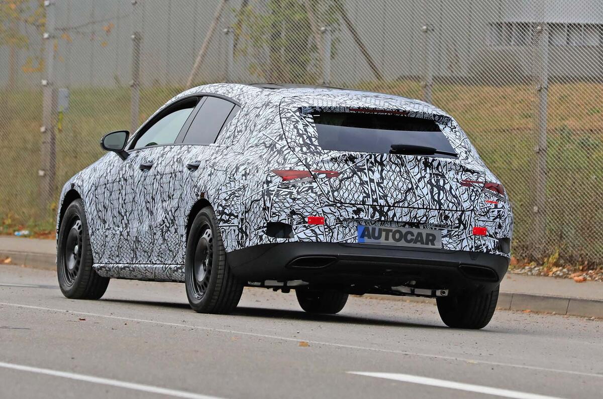 Mercedes CLA spy shot