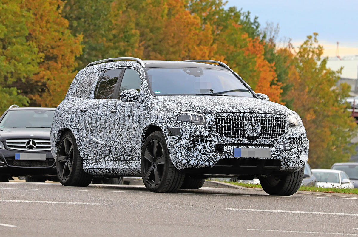 Mercedes-Maybach GLS spy shots