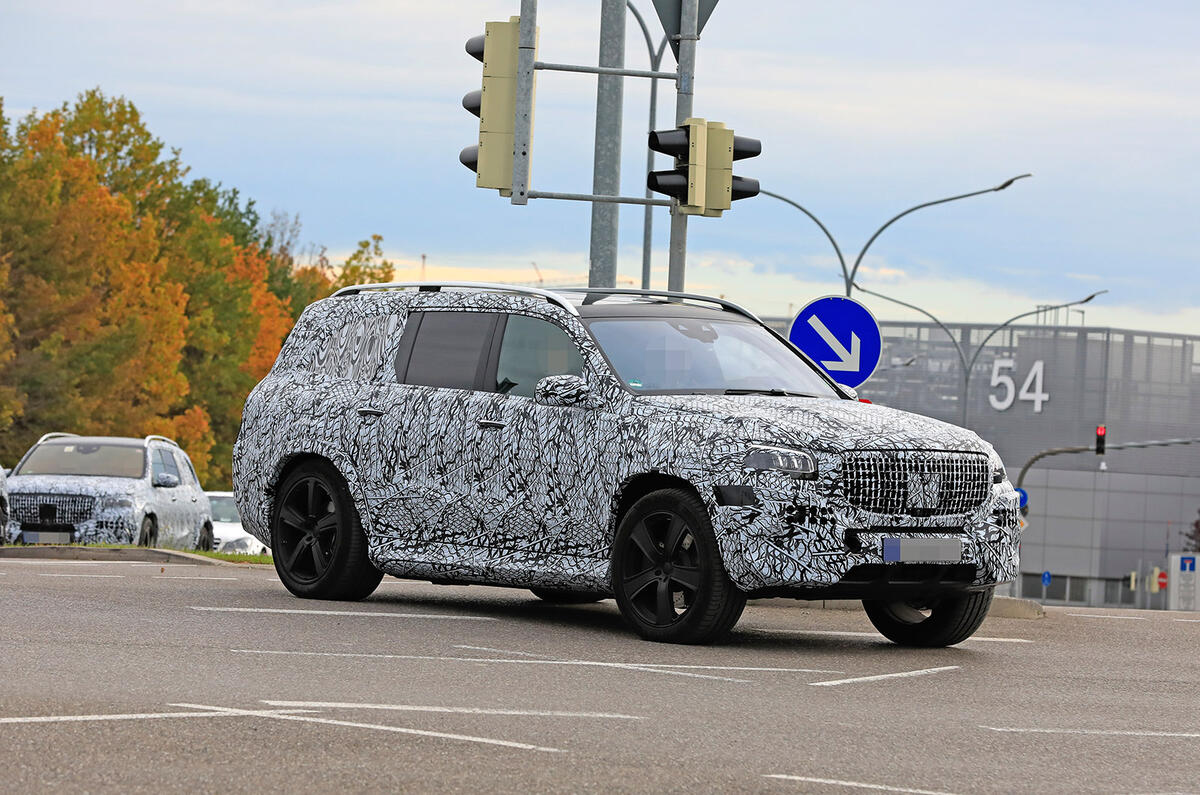 Mercedes-Maybach GLS spy shots