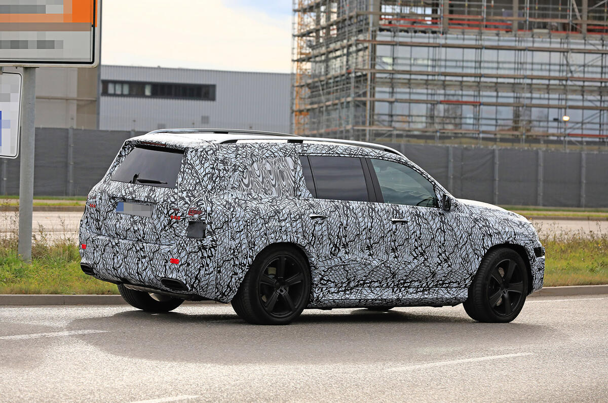 Mercedes-Maybach GLS spy shots