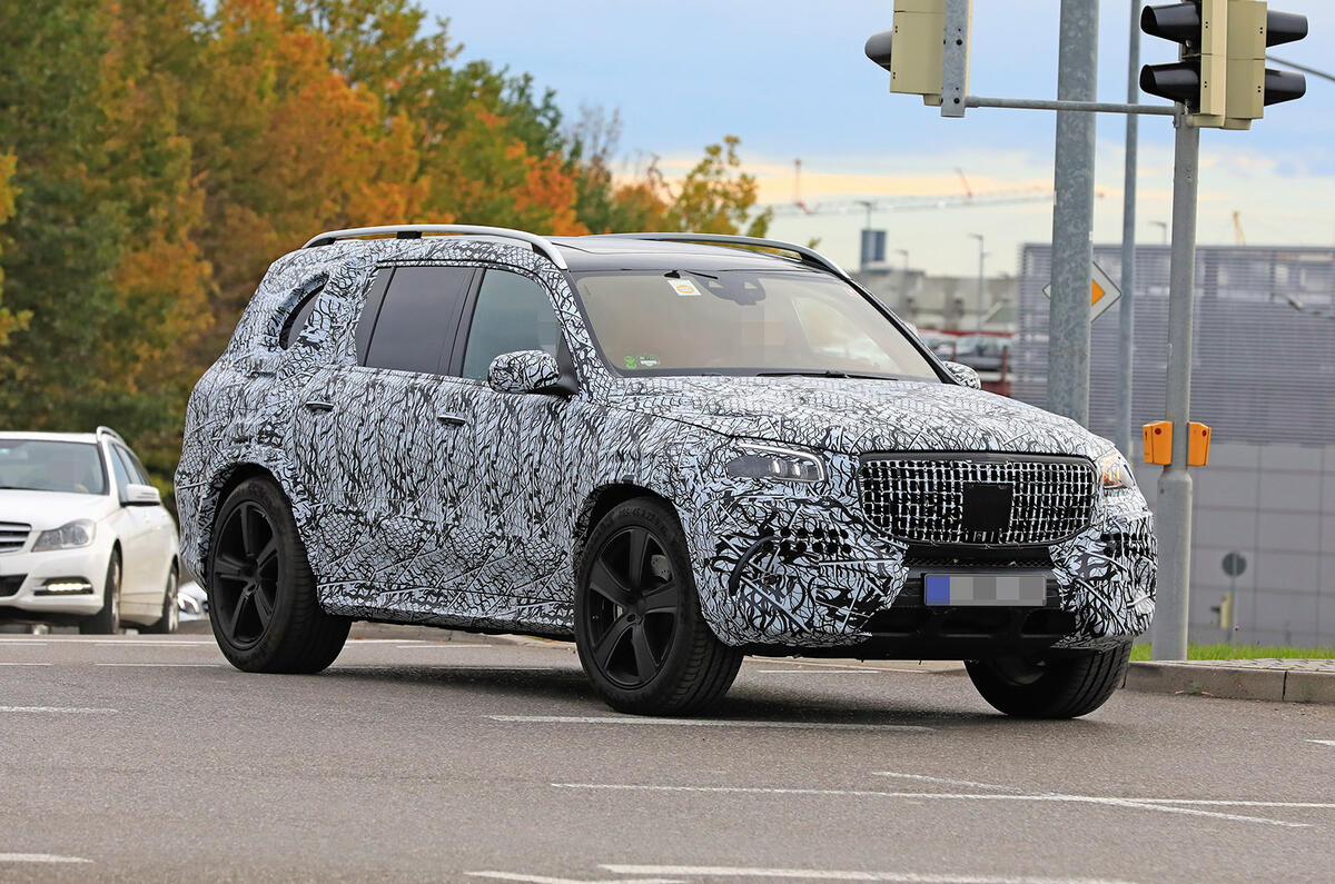 Mercedes-Maybach GLS spy shots