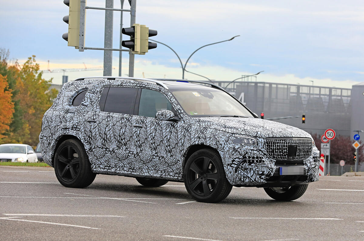 Mercedes-Maybach GLS spy shots