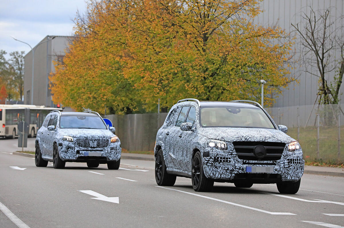 Mercedes-Maybach GLS spy shots
