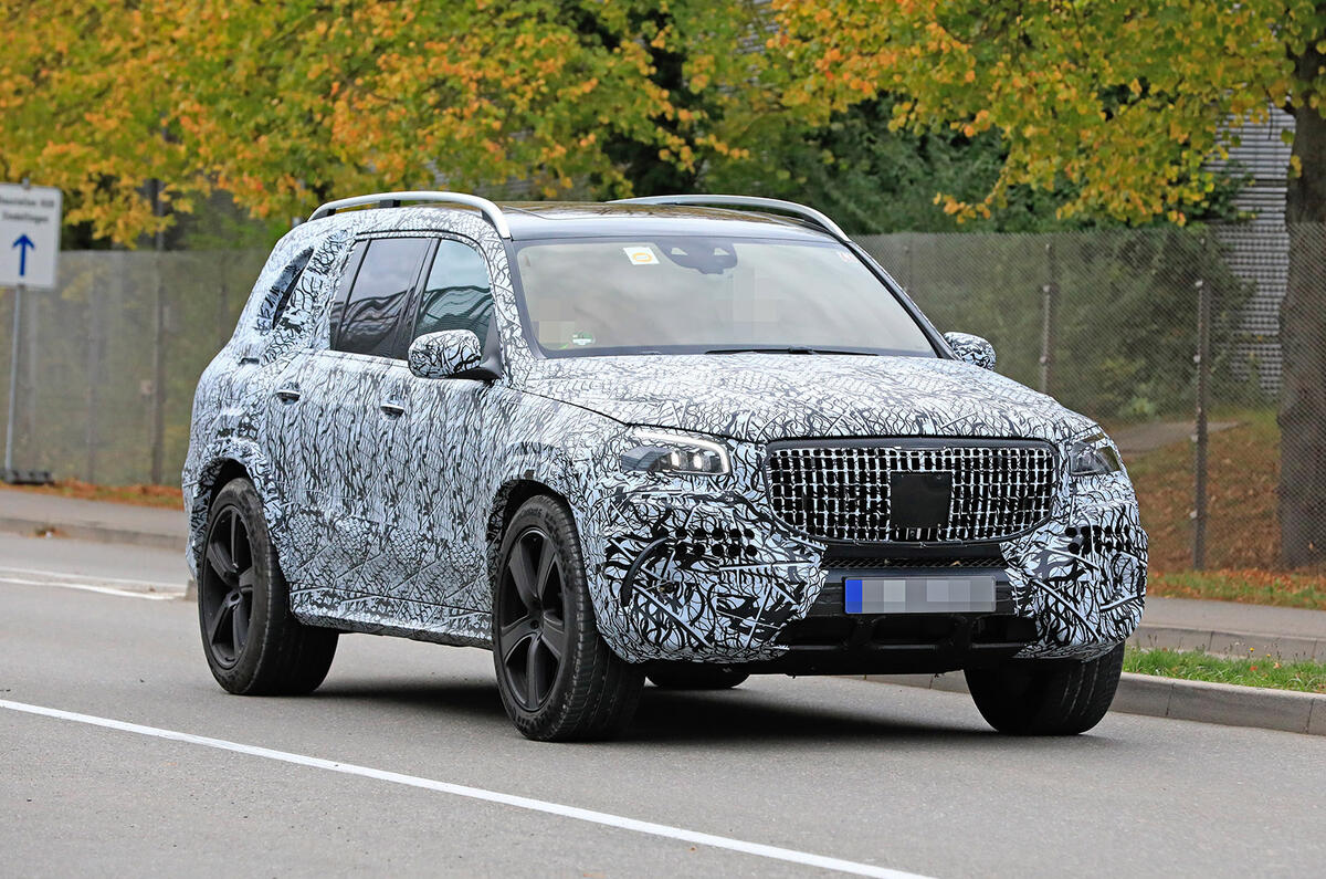 Mercedes-Maybach GLS spy shots