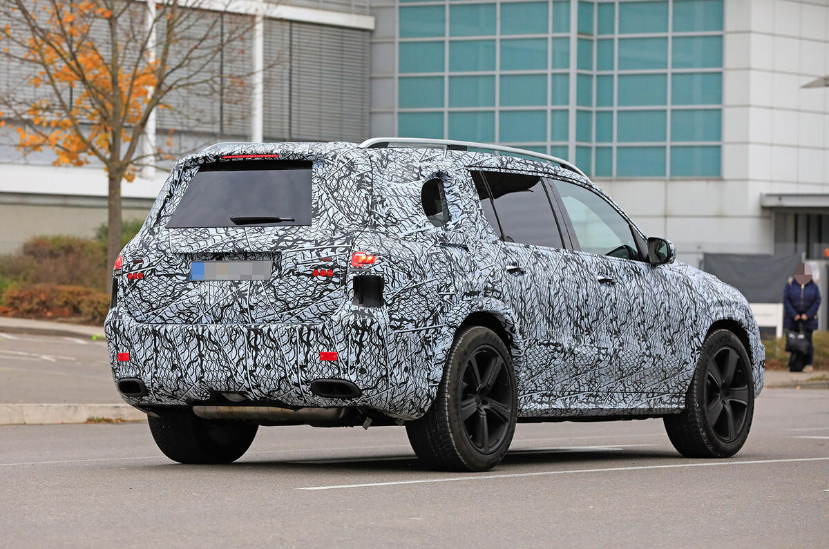 Mercedes-Maybach GLS spy shots