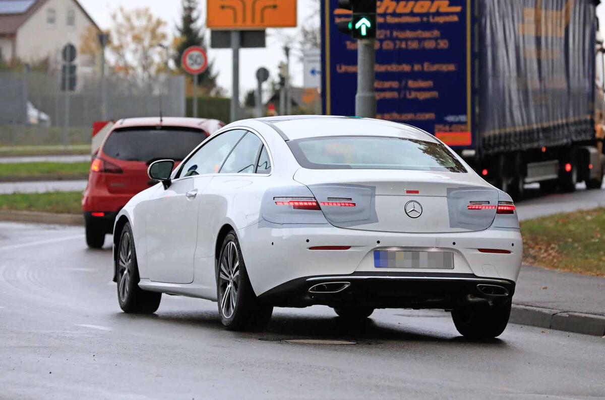 New Mercedes E Class Coupe Caught Testing Autocar