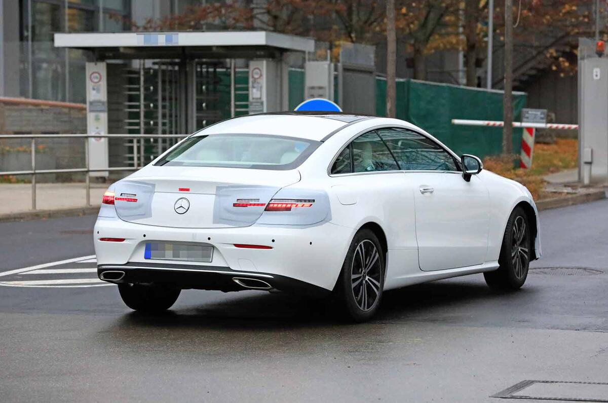 New Mercedes E Class Coupe Caught Testing Autocar