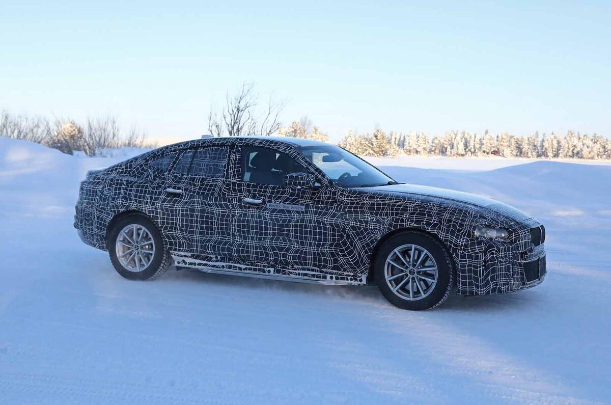 BMW i4 winter testing