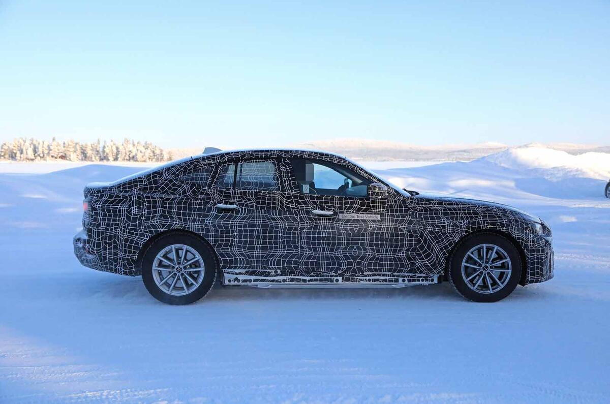 BMW i4 winter testing