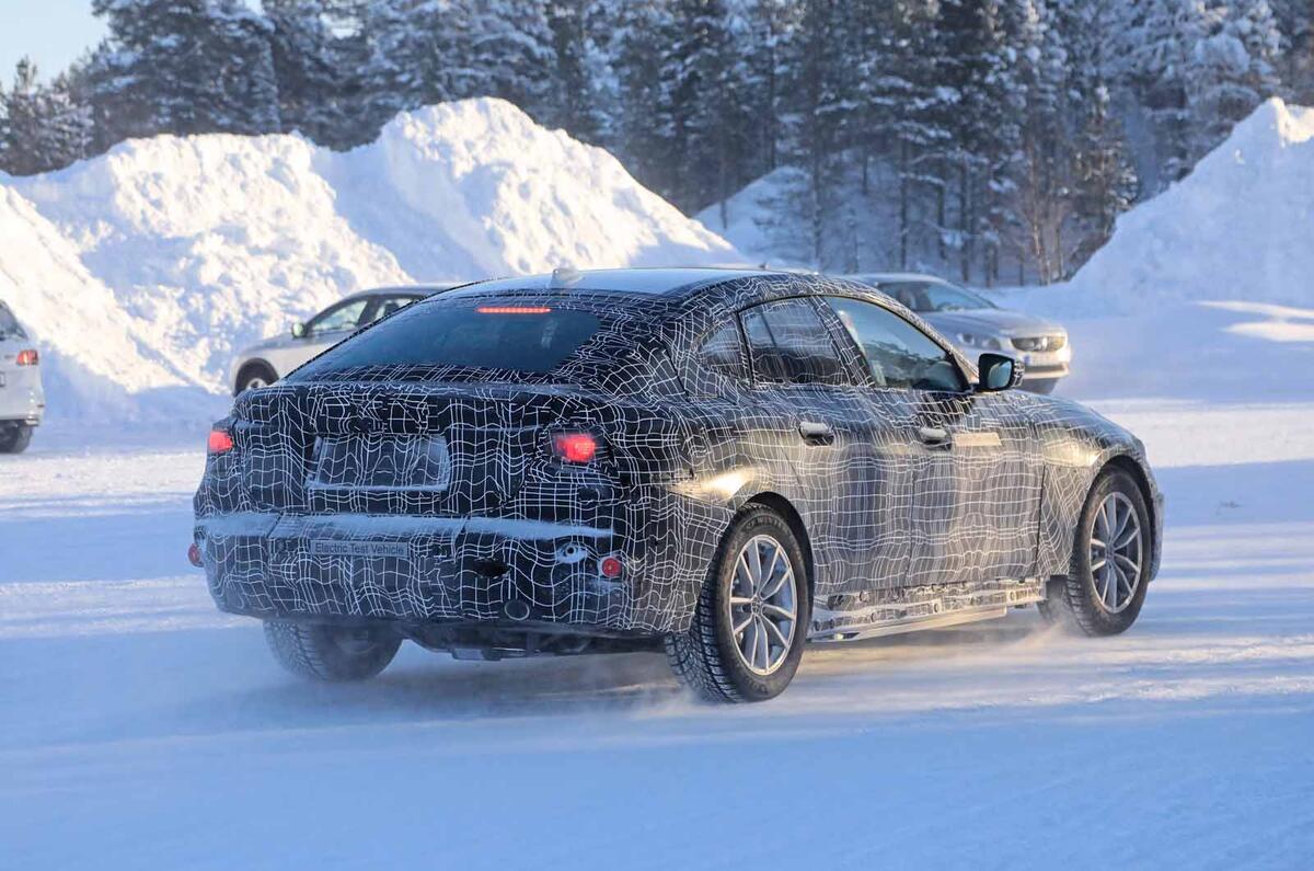 BMW i4 winter testing
