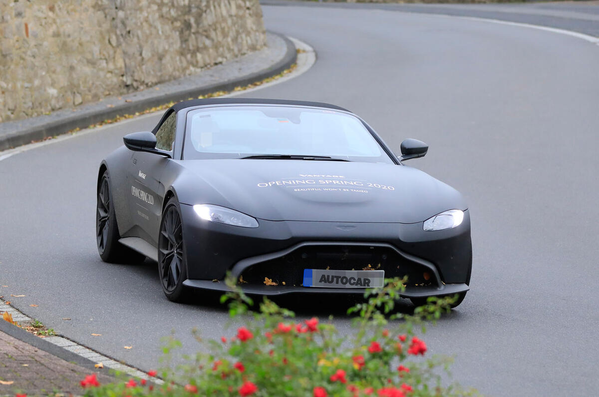 Aston Martin Preparing Vantage Roadster For 2020 Reveal