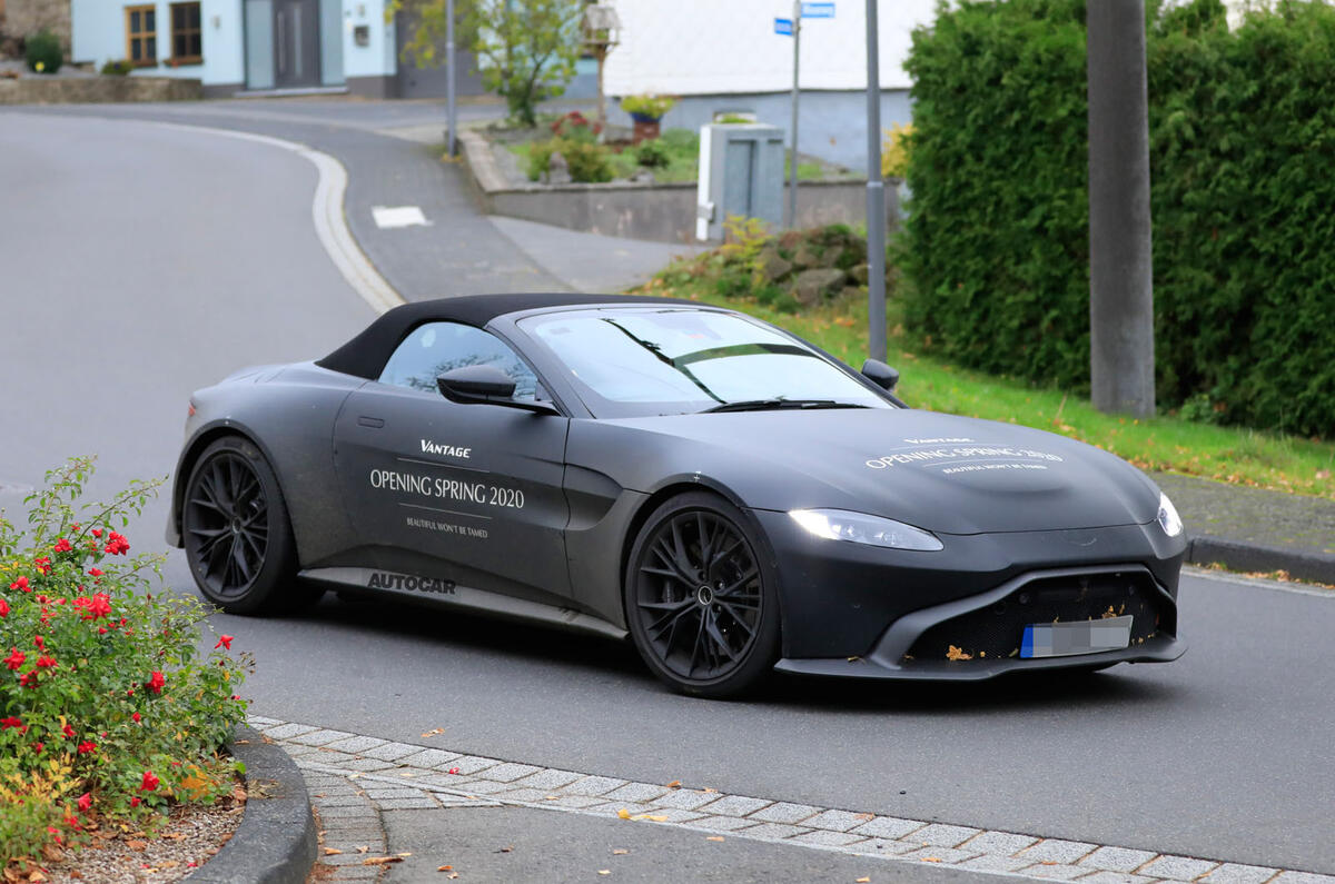 Aston Martin Preparing Vantage Roadster For 2020 Reveal