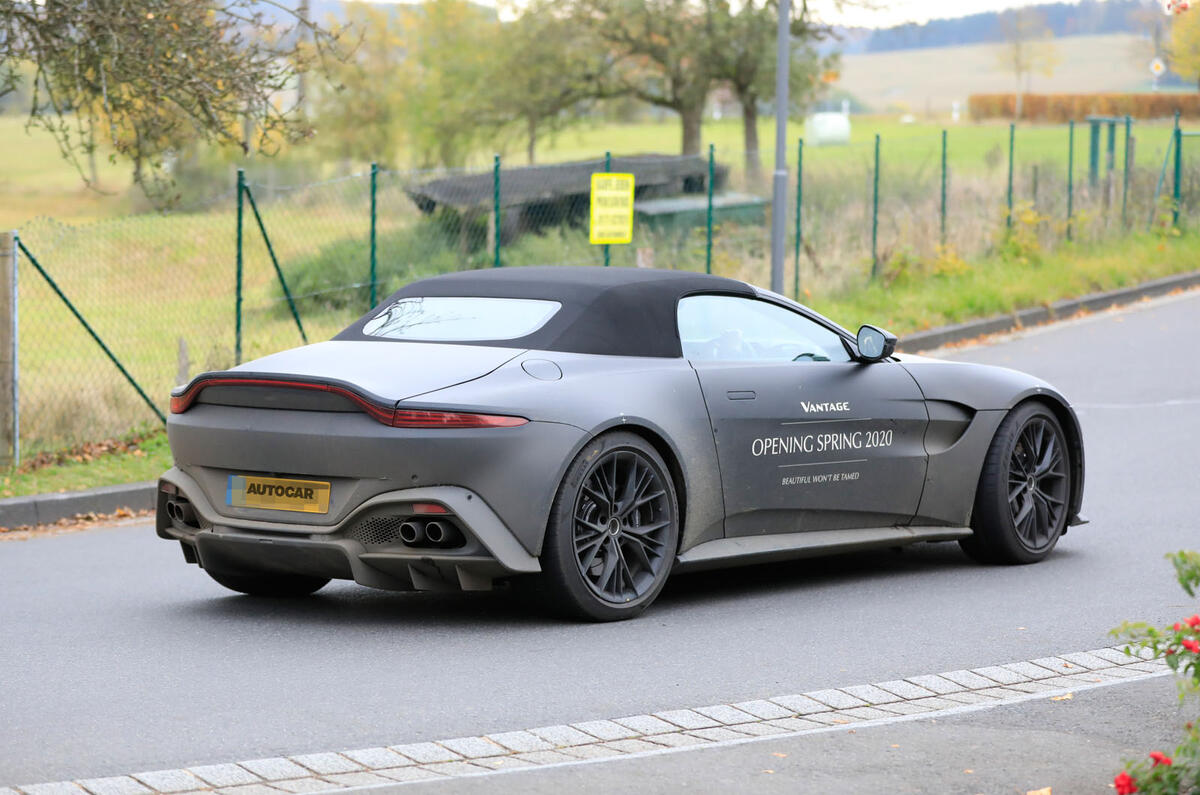 Aston Martin Preparing Vantage Roadster For 2020 Reveal