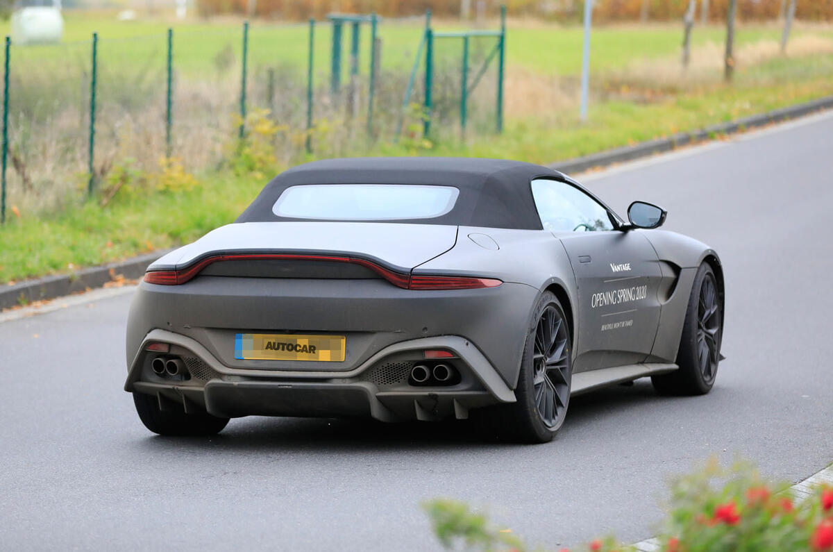 Aston Martin Preparing Vantage Roadster For 2020 Reveal