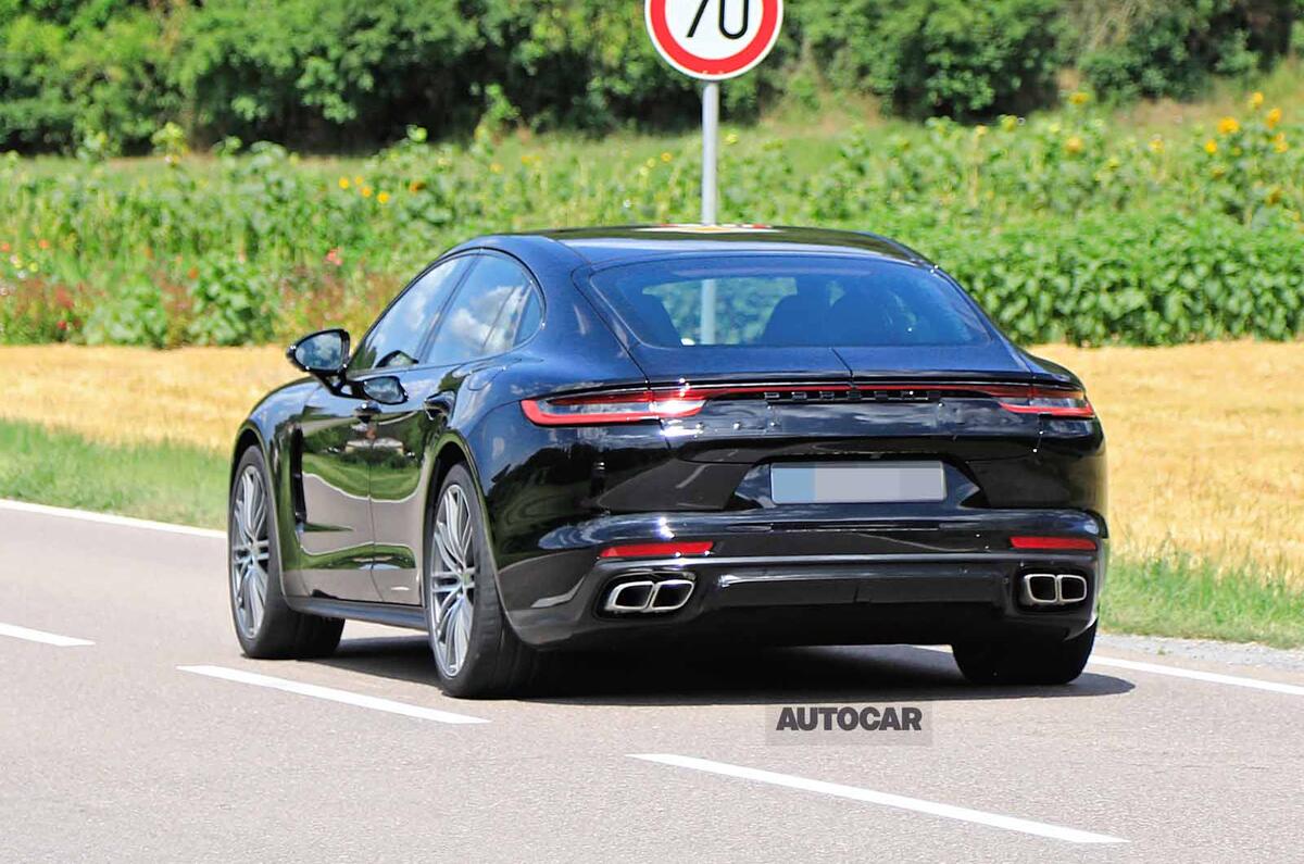 Porsche Panamera 2020 Facelift Spotted Barely Disguised Autocar
