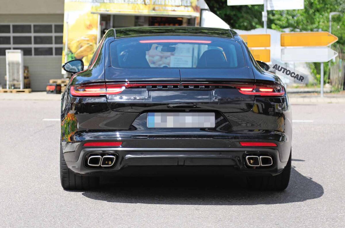 Porsche Panamera 2020 Facelift Spotted Barely Disguised Autocar