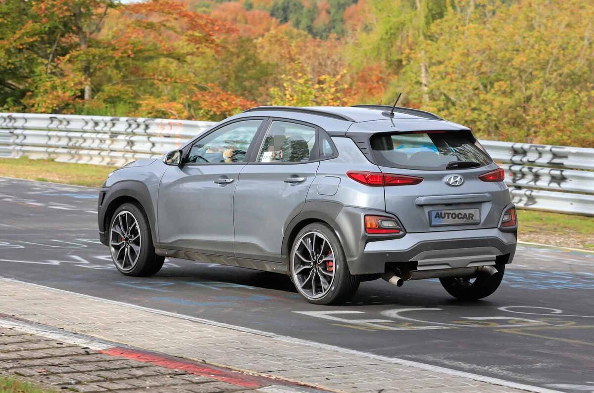 Video Hot Hyundai Kona N Seen Testing At The Nurburgring Autocar