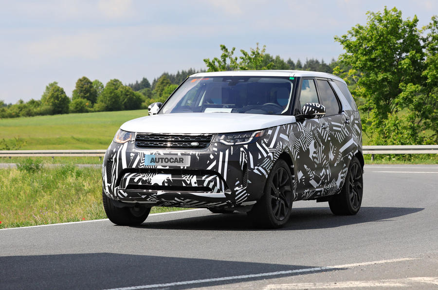 2021 Land Rover Discovery: prototype of facelifted SUV spotted | Autocar