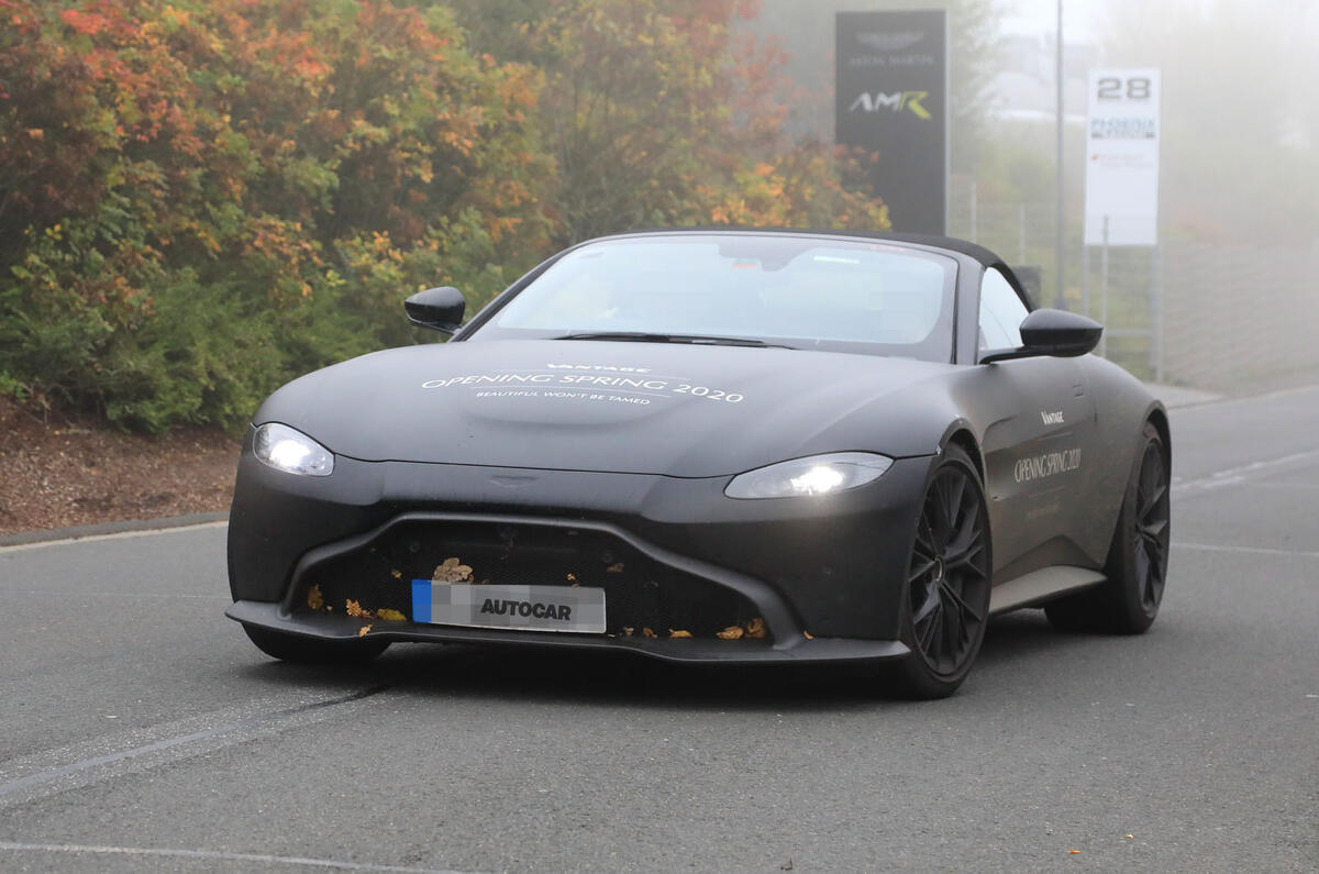 Aston Martin Preparing Vantage Roadster For 2020 Reveal Autocar