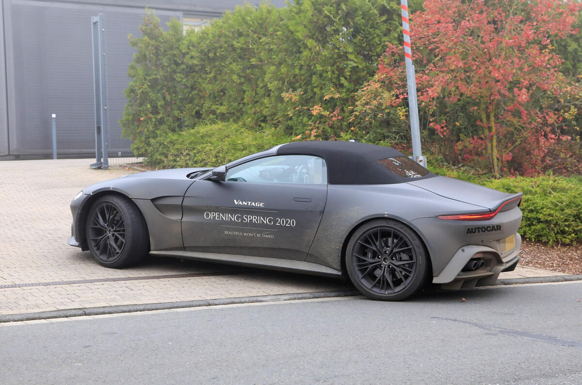 Aston Martin Preparing Vantage Roadster For 2020 Reveal Autocar