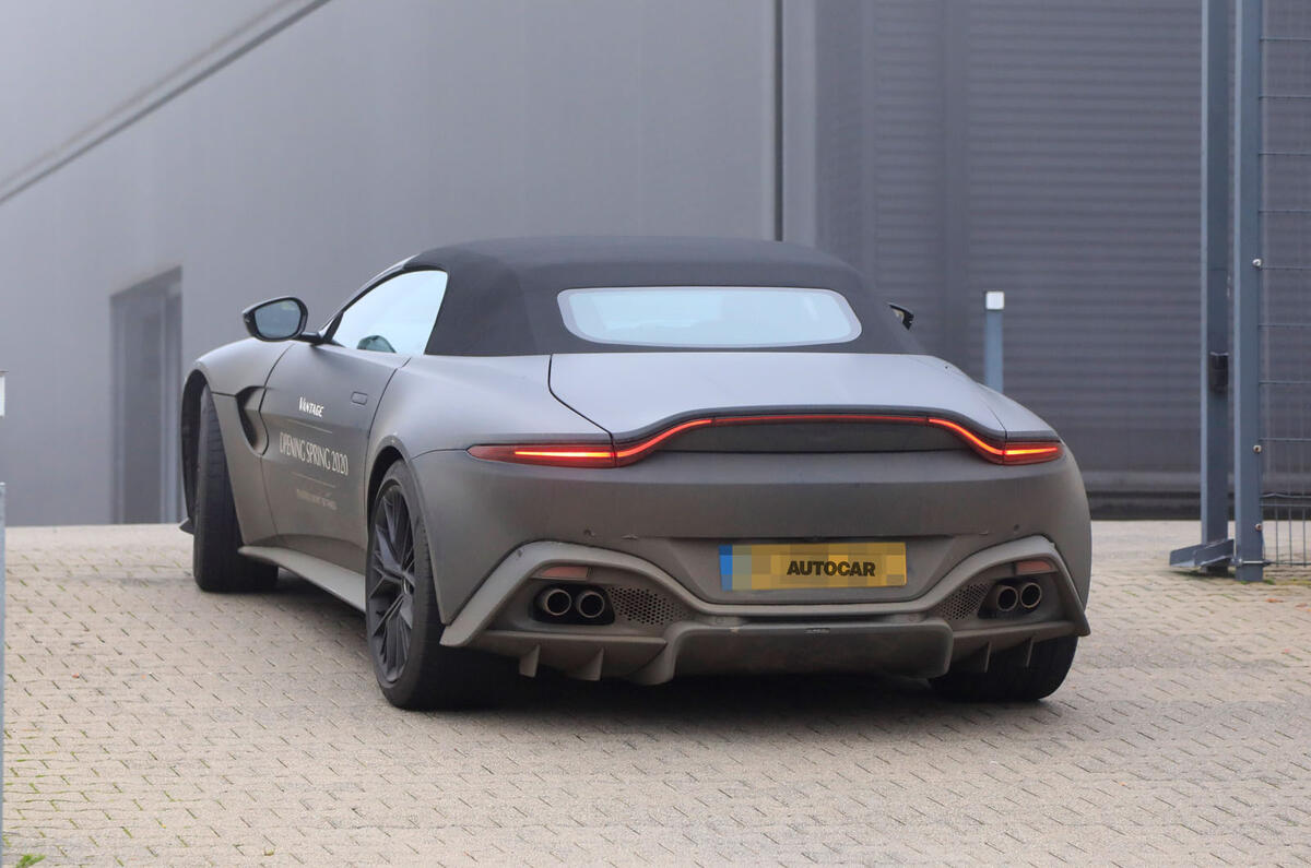 Aston Martin Preparing Vantage Roadster For 2020 Reveal