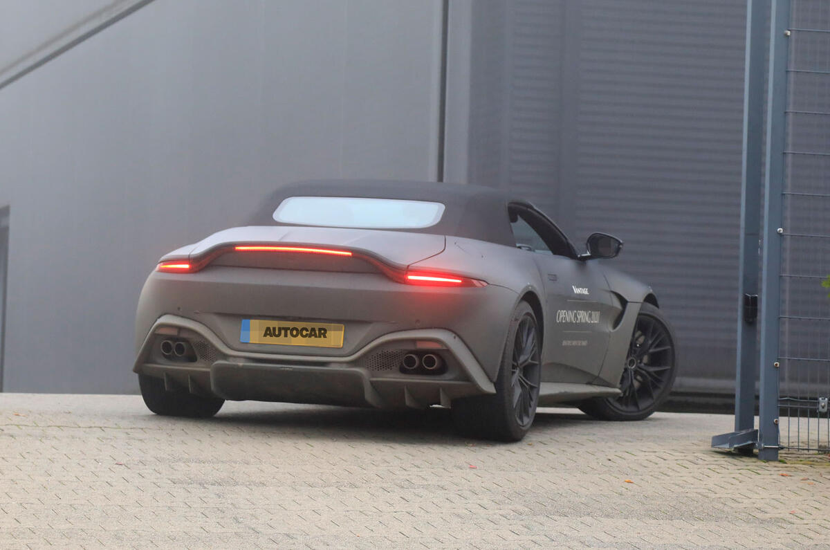 Aston Martin Preparing Vantage Roadster For 2020 Reveal