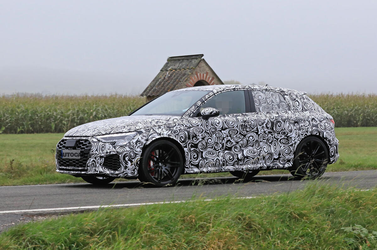 New 2020 Audi RS3: 394bhp A45 rival spied in saloon form ...
