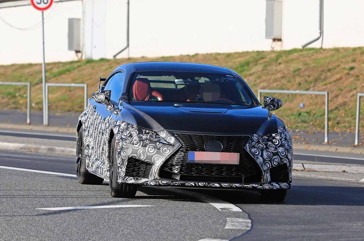 Lexus RC F Track Edition: spyshots and first official ...
