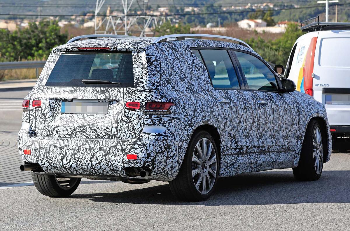 2019 Mercedes Amg Glb 35 Caught In First Spyshots Autocar