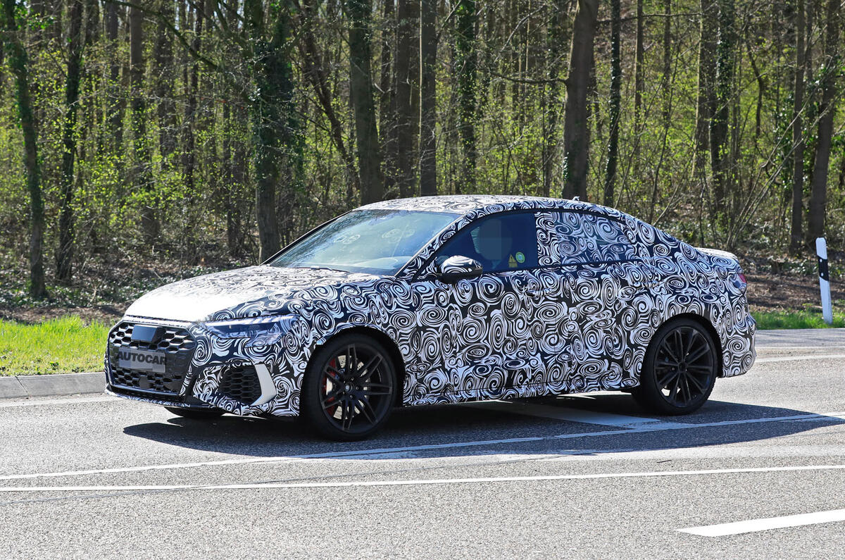 New 2020 Audi Rs3 394bhp A45 Rival Spied In Saloon Form