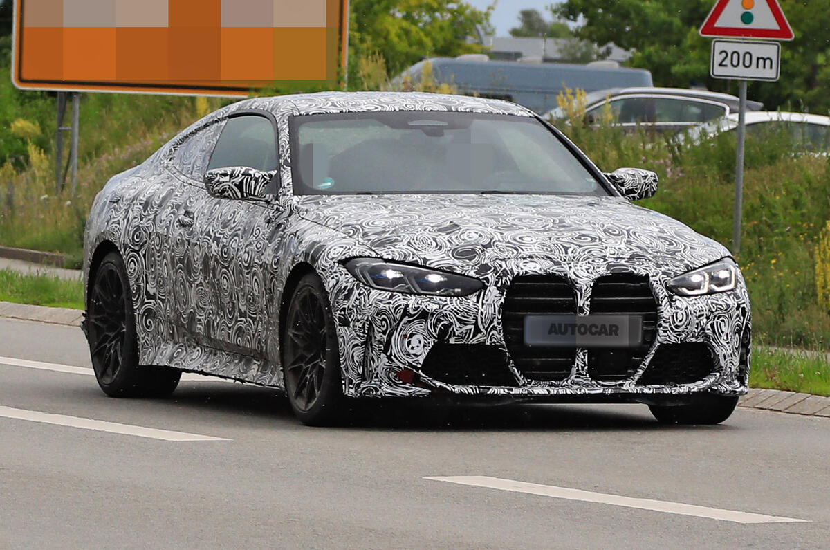 New 2021 Bmw M4 Prototype Reveals Bold Front End Autocar