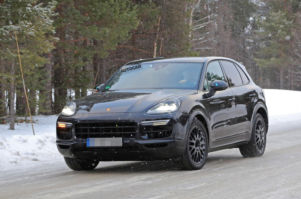 porsche kn 2018 porsche cayenne first official pic shows macan porsche kn 2018 porsche cayenne first official pic shows macan