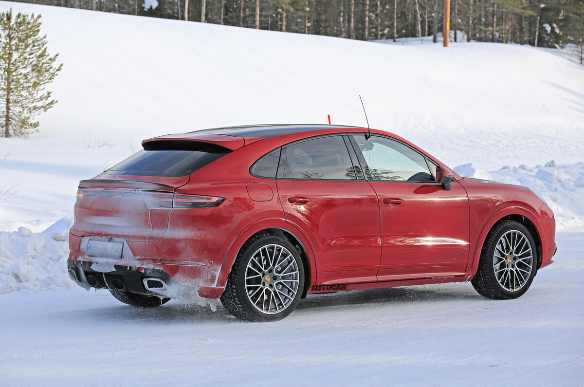 New Porsche Cayenne Coupe GTS previewed in spy shots | Autocar