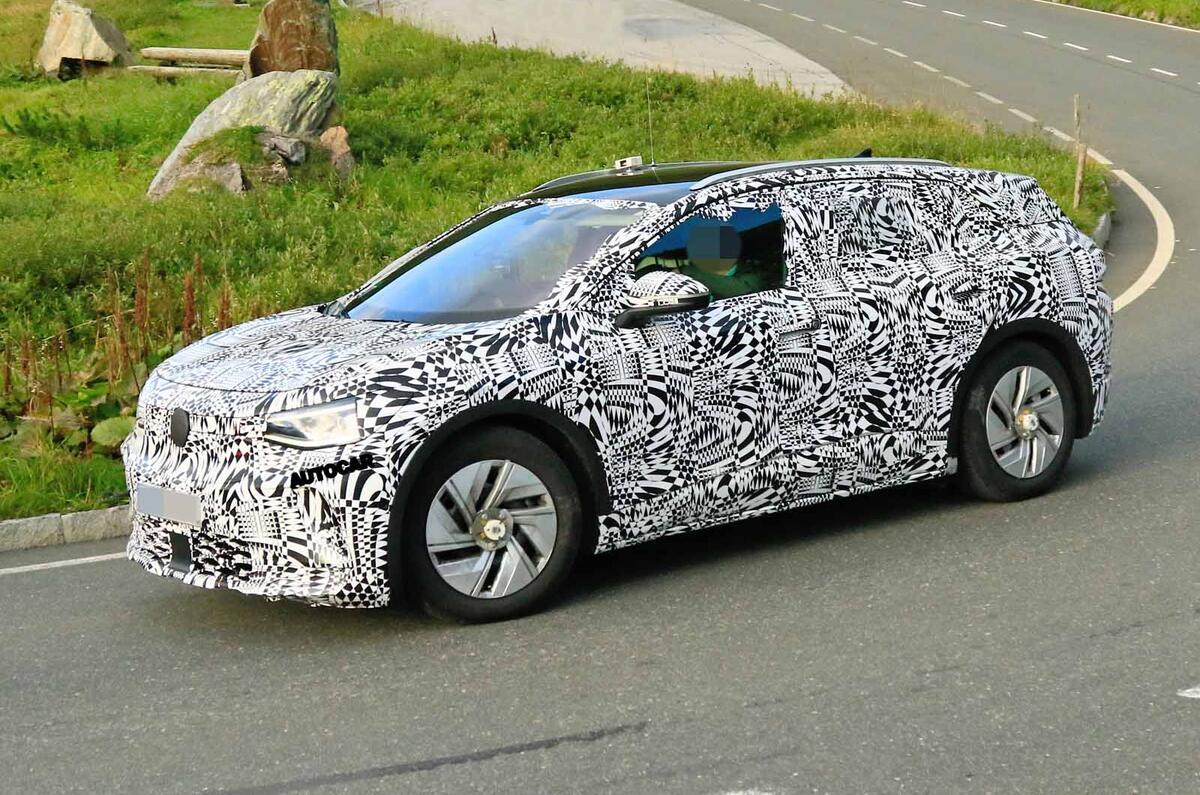 Volkswagen Id 4 2020 Electric Suv Shown In Disguised Form