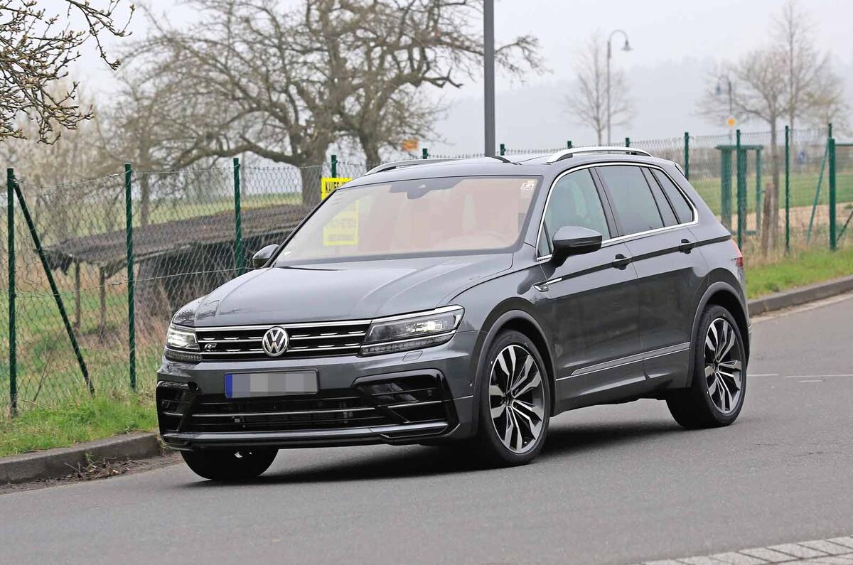 2020 Volkswagen Tiguan R prototype previews SUV's facelift | Autocar